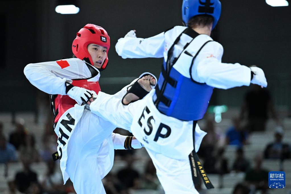 关于跆拳道女子57公斤级中国选手胜出，创造历史的信息